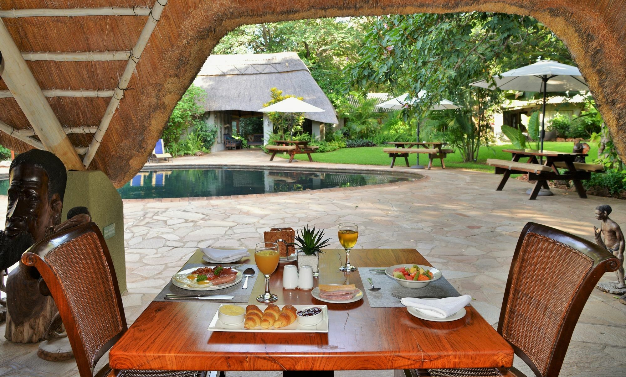 מפלי ויקטוריה Bayete Guest Lodge מראה חיצוני תמונה